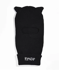 RIPNDIP Cat Ears Black Balaclava