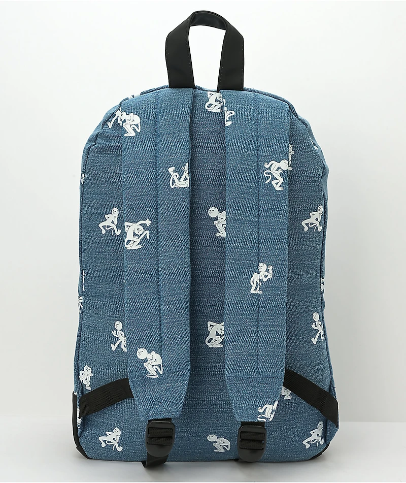 RIPNDIP Dance Party Denim Backpack