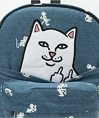 RIPNDIP Dance Party Denim Backpack
