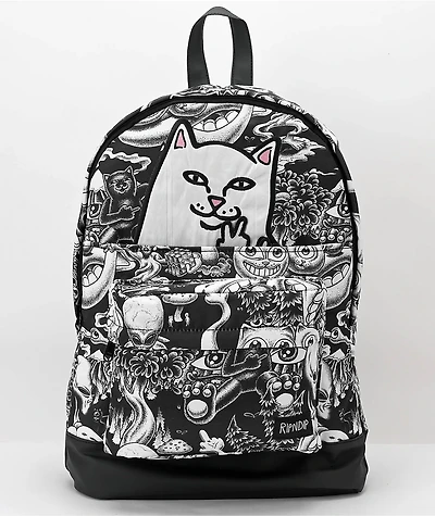 RIPNDIP Dark Twisted Fantasy Black Backpack
