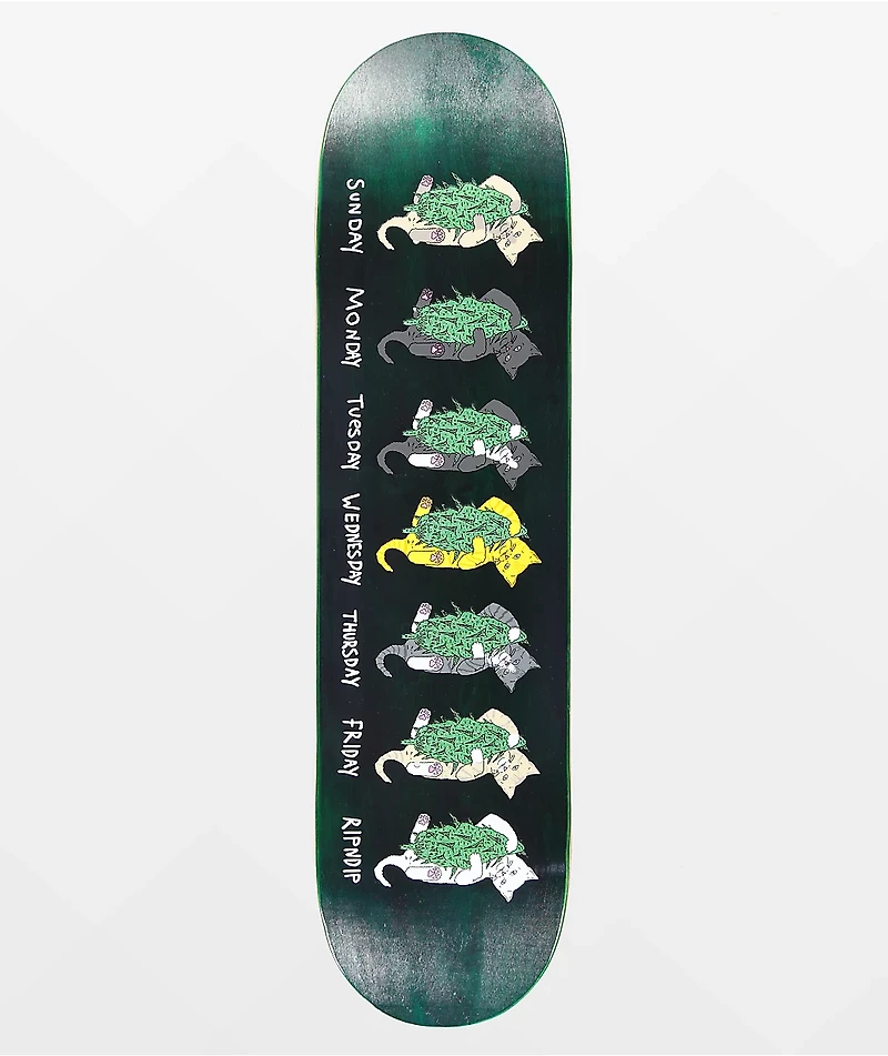 RIPNDIP Days Of The Week 8.0" Skateboard Deck