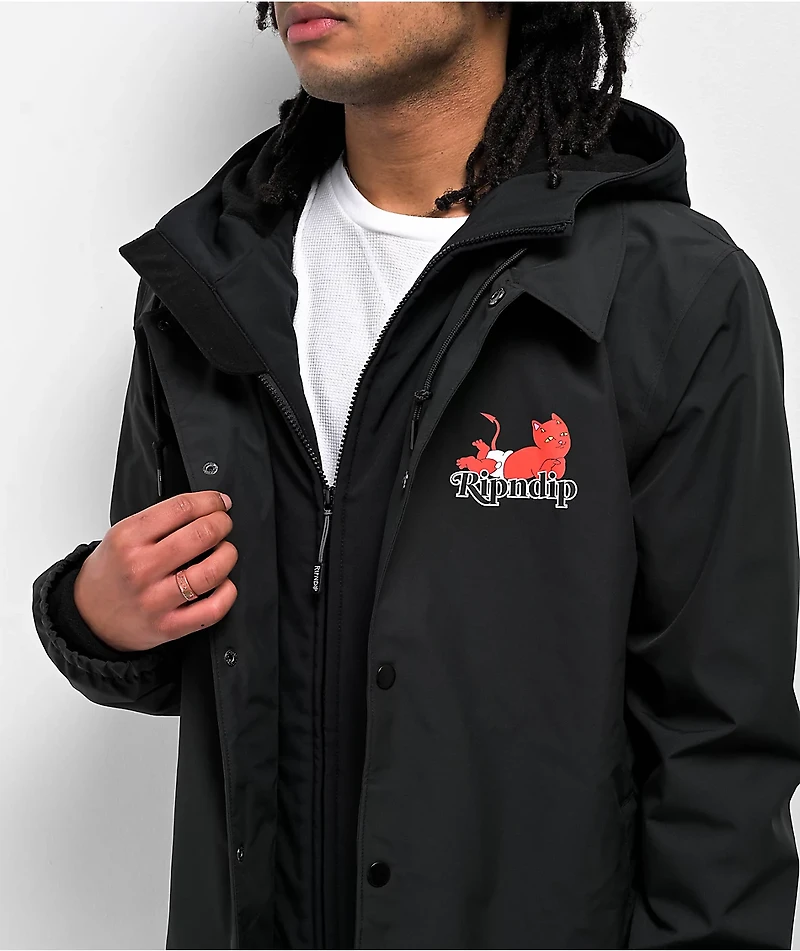 RIPNDIP Devil Babies Black 10K Snowboard Jacket