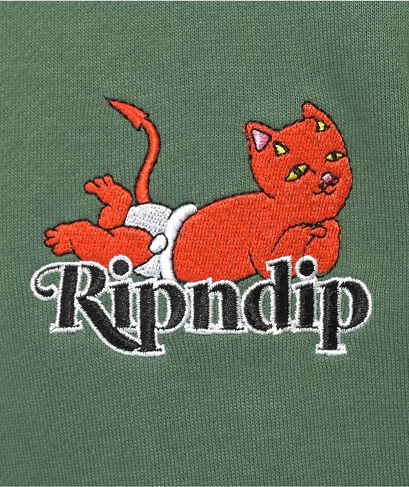 RIPNDIP Devil Babies Dark Sage Hoodie