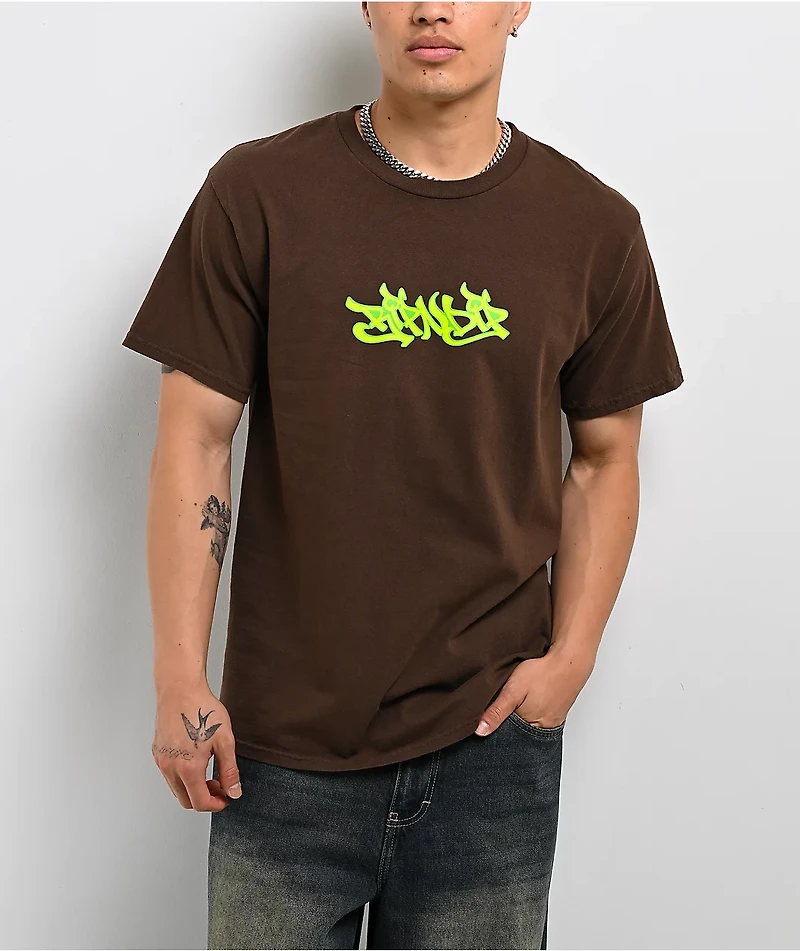 RIPNDIP Dragonology Brown T-Shirt