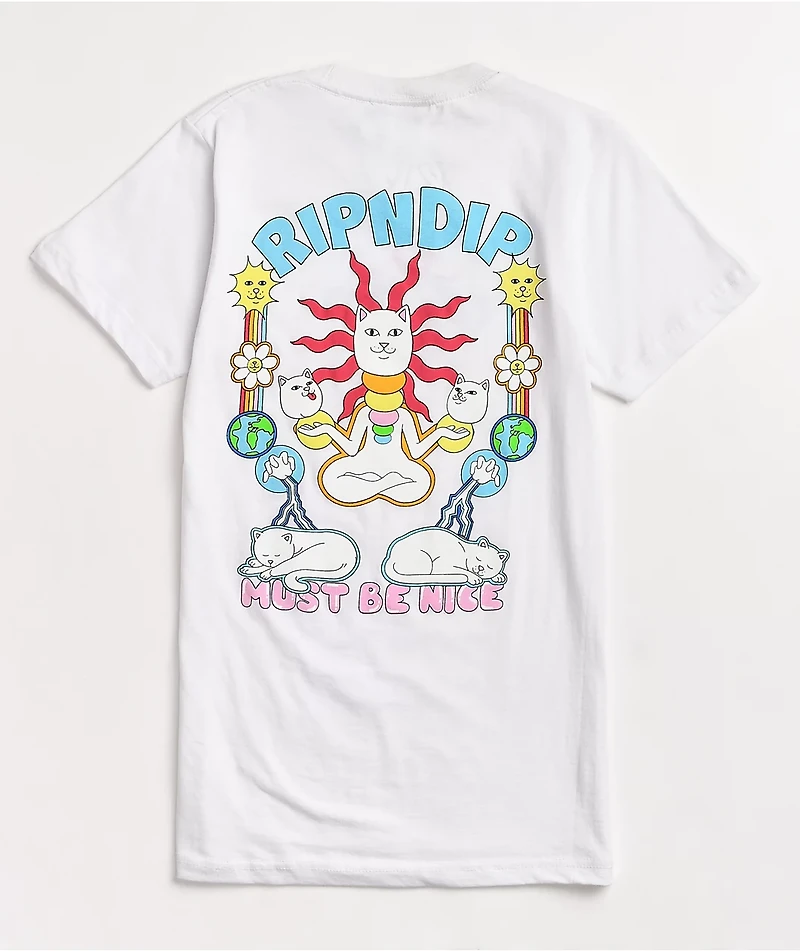 RIPNDIP Ethereal White T-Shirt