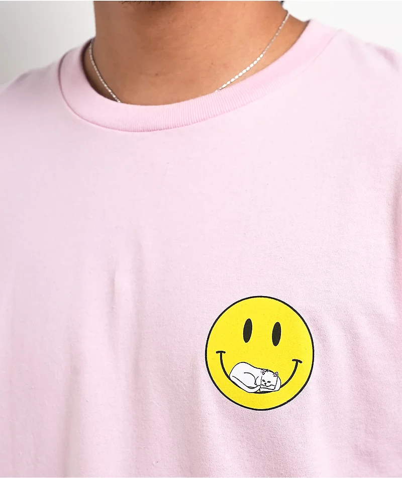 RIPNDIP Everything Will Be Okay Pink T-Shirt
