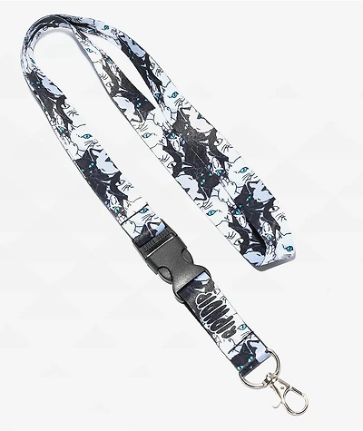 RIPNDIP Family Tree Black Lanyard