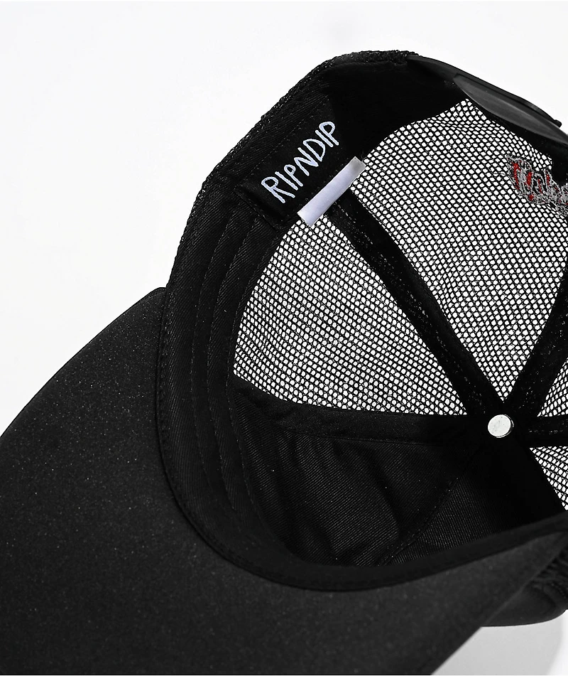 RIPNDIP Fein Black Trucker Hat
