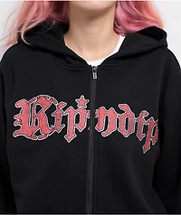 RIPNDIP Fein Black Zip Hoodie