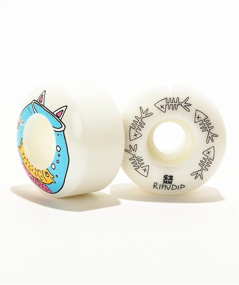 RIPNDIP Finding Nermio 52mm White Skateboard Wheels