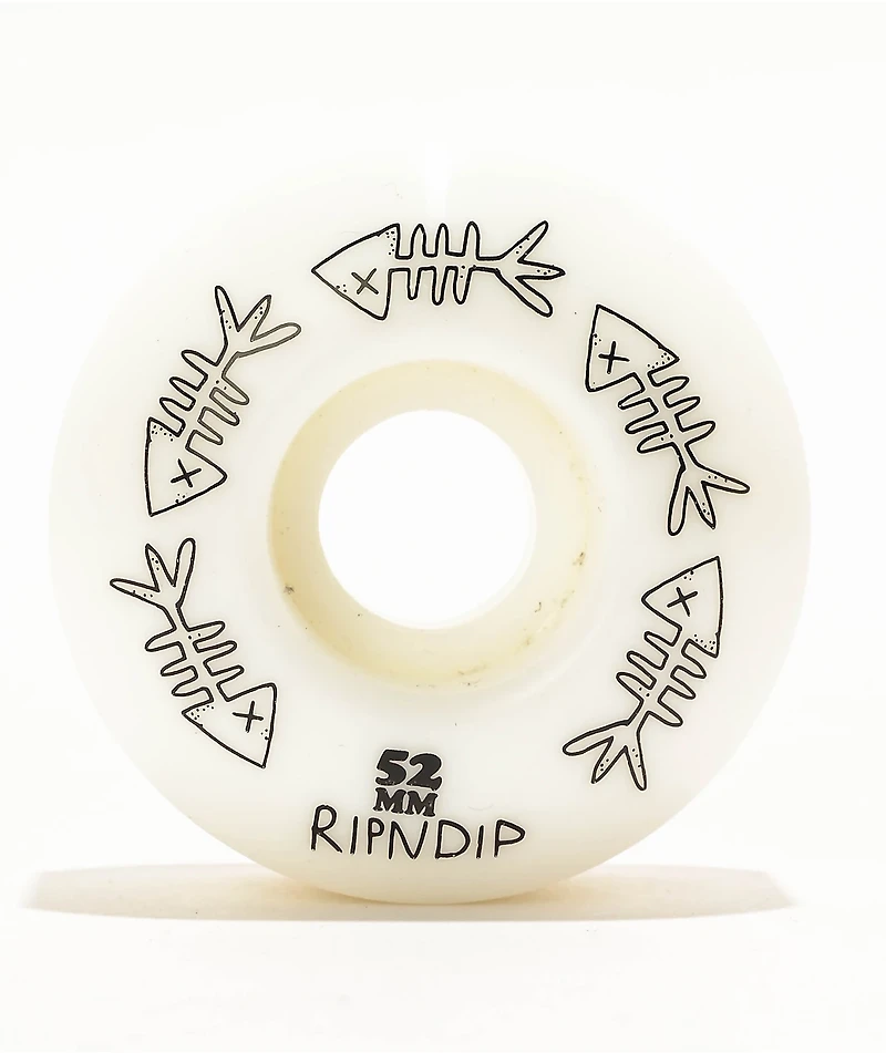 RIPNDIP Finding Nermio 52mm White Skateboard Wheels