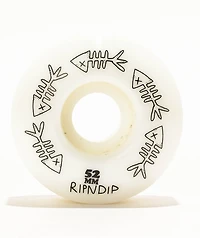 RIPNDIP Finding Nermio 52mm White Skateboard Wheels