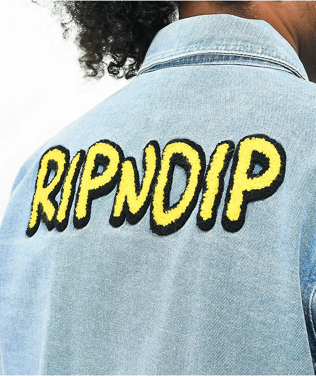 RIPNDIP Frustration Blue Denim Jacket MainPlace Mall