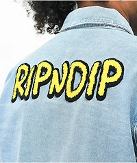 RIPNDIP Frustration Blue Denim Jacket
