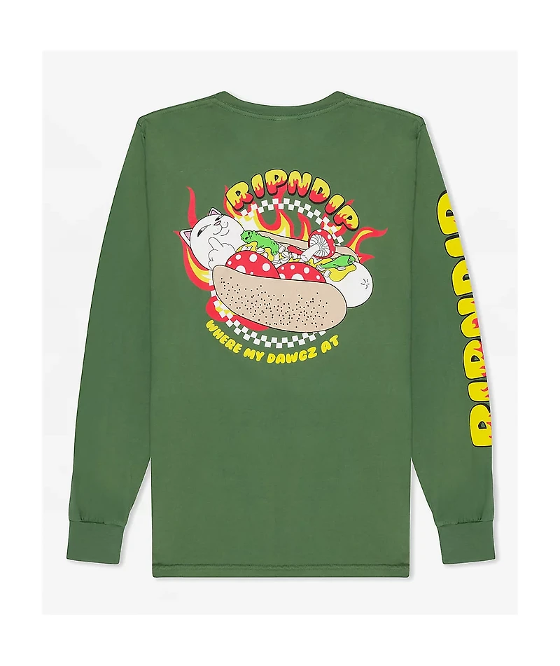 RIPNDIP Glizzy Olive Green T-Shirt