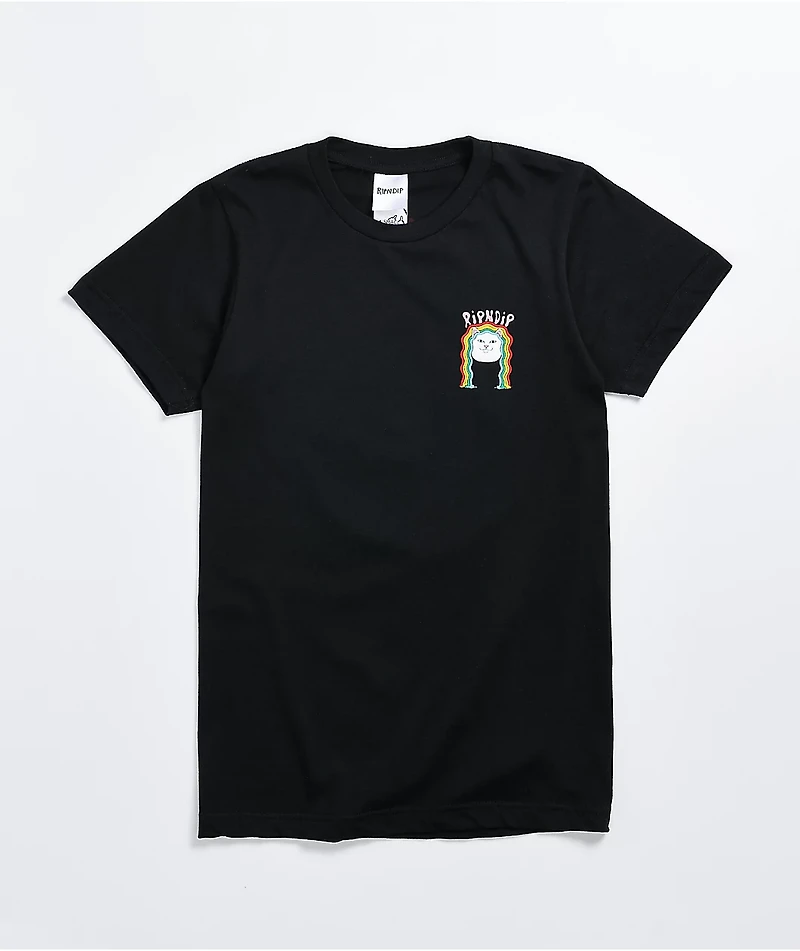 RIPNDIP Groovy Nerm Black T-Shirt