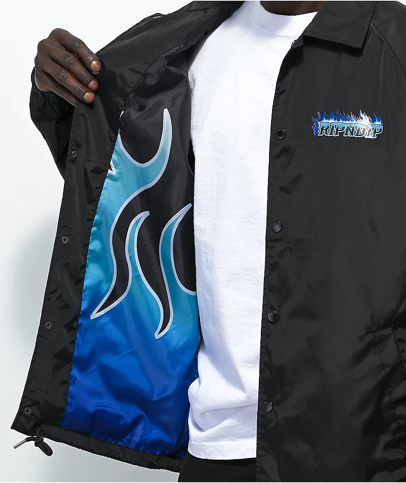 RIPNDIP Hades Black Coaches Jacket