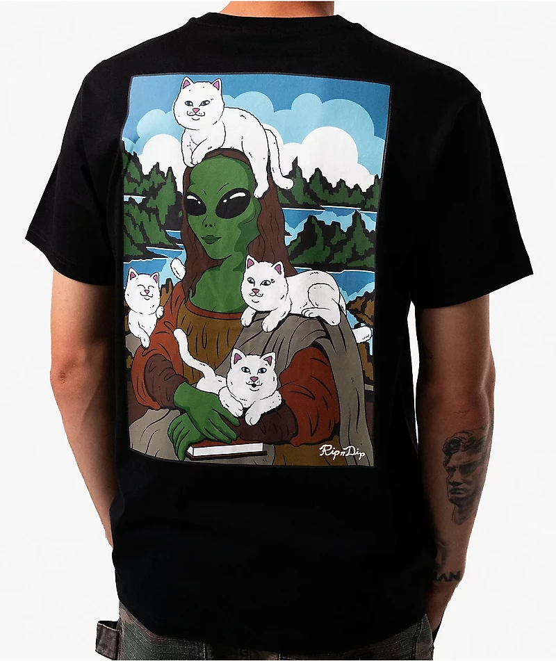 RIPNDIP Here All Along Black T-Shirt