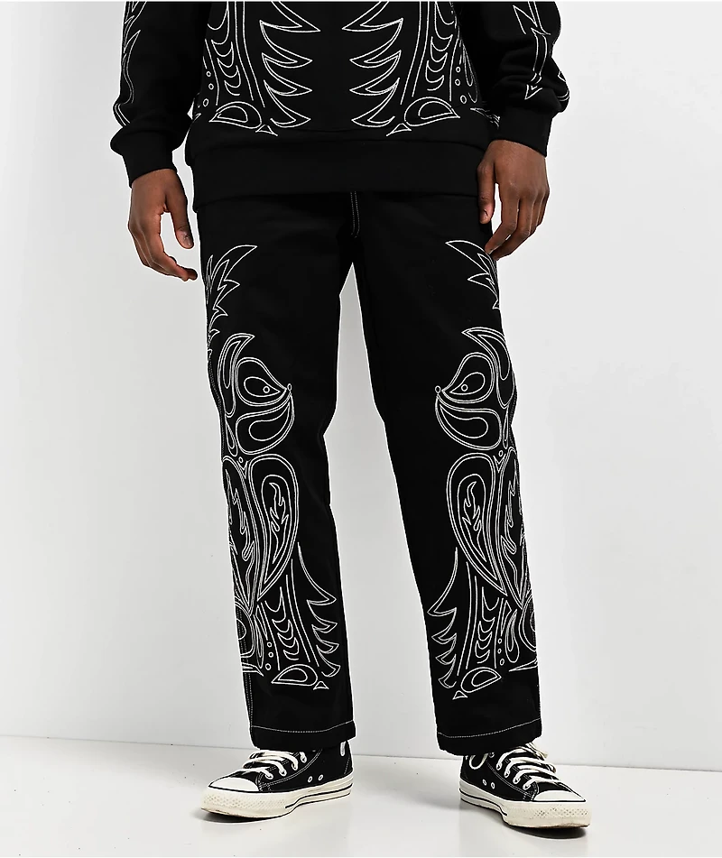 RIPNDIP Howdy Chainstitch Black Pants