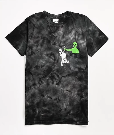 RIPNDIP Hung Up Black Tie Dye T-Shirt