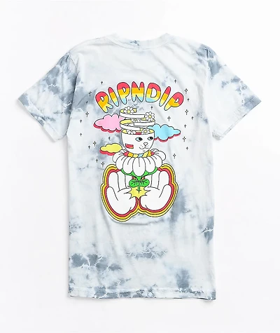 RIPNDIP Imagine Blue Tie Dye Boyfriend T-Shirt