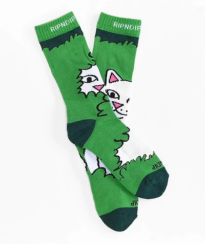 RIPNDIP Imma Head Out Green Crew Socks