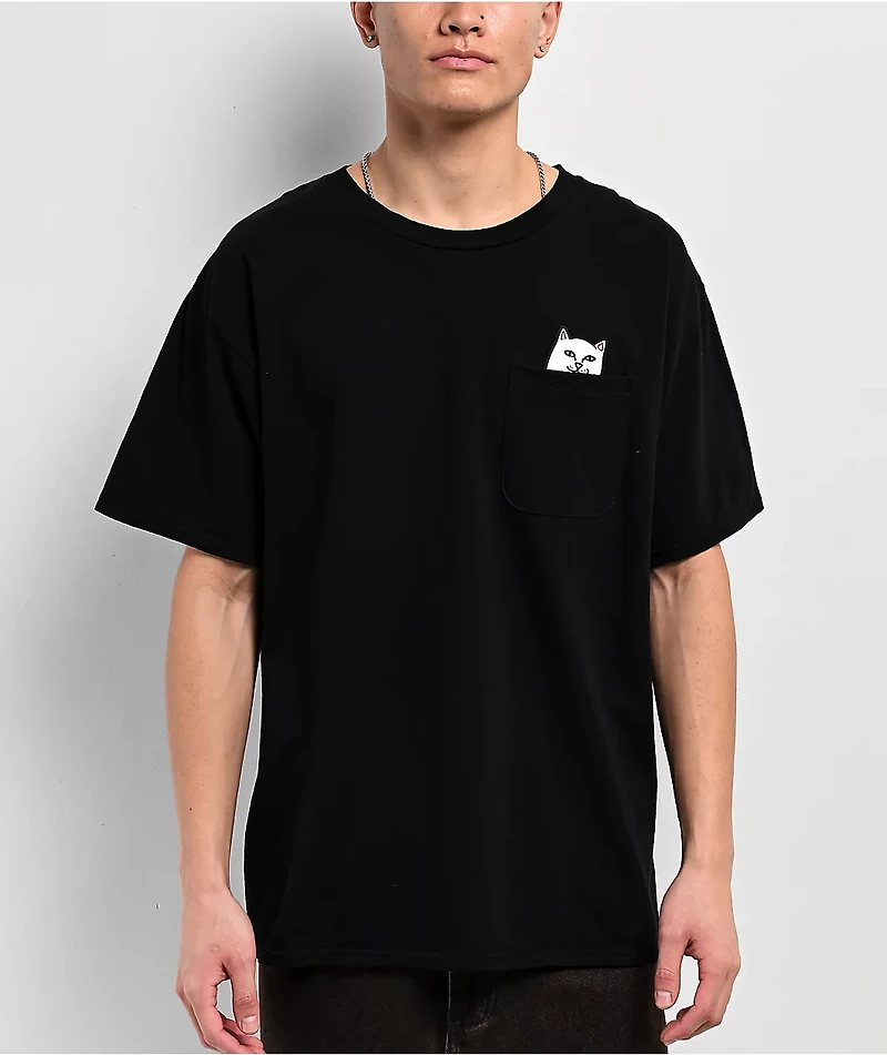 RIPNDIP Incepted Black Pocket T-Shirt