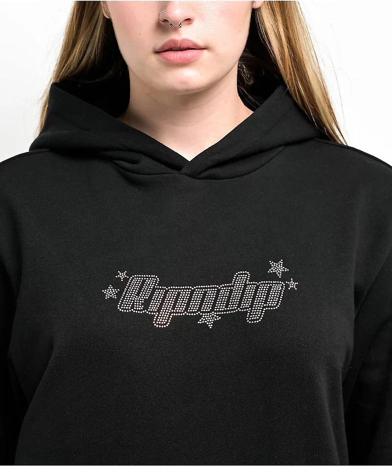 RIPNDIP Kawaii Nerm Rhinestone Black Hoodie