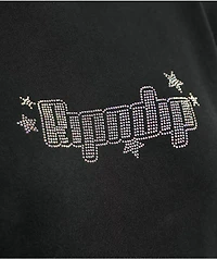 RIPNDIP Kawaii Nerm Rhinestone Black Hoodie