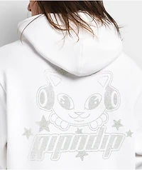 RIPNDIP Kawaii Nerm Rhinestone White Hoodie