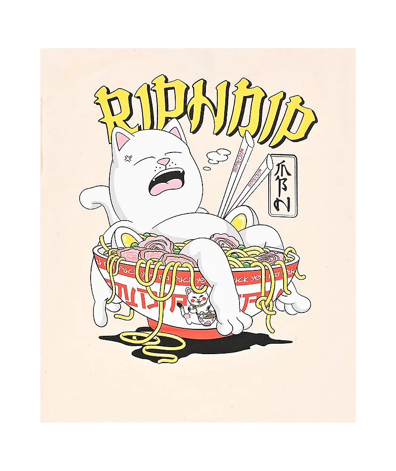 RIPNDIP Kids Noodle Nerm Beige T-Shirt