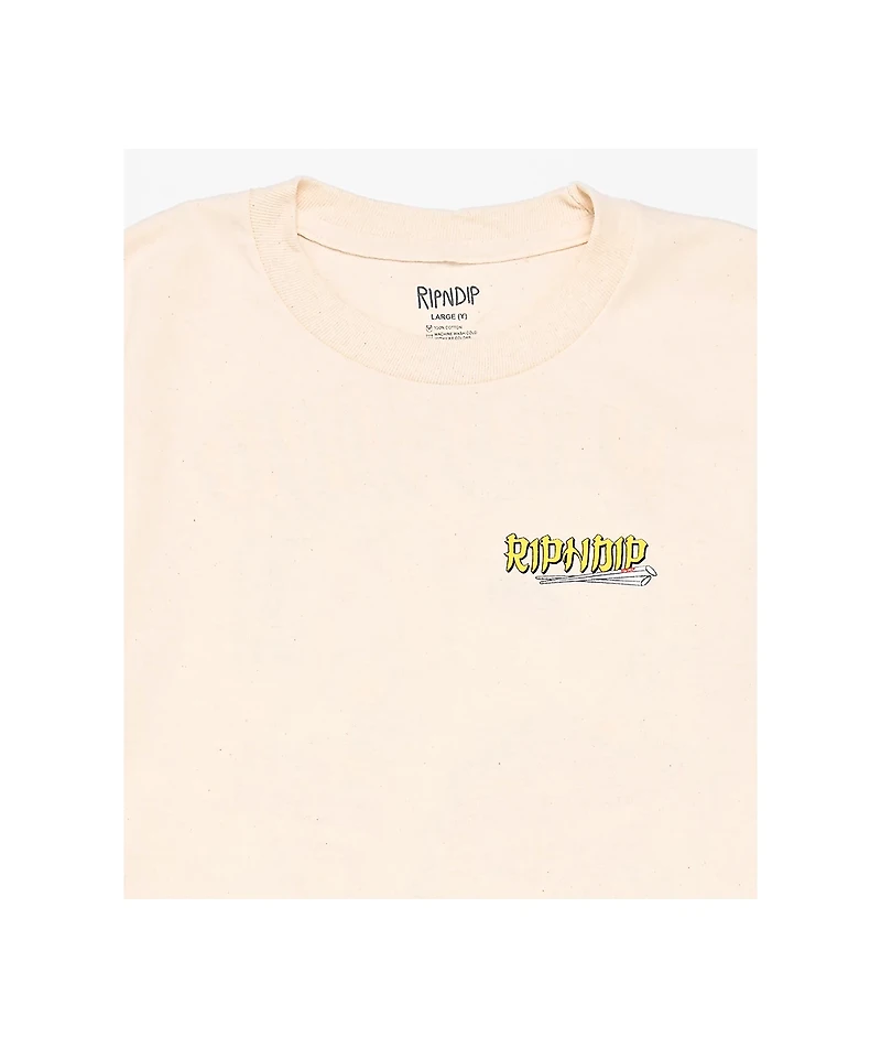 RIPNDIP Kids Noodle Nerm Beige T-Shirt