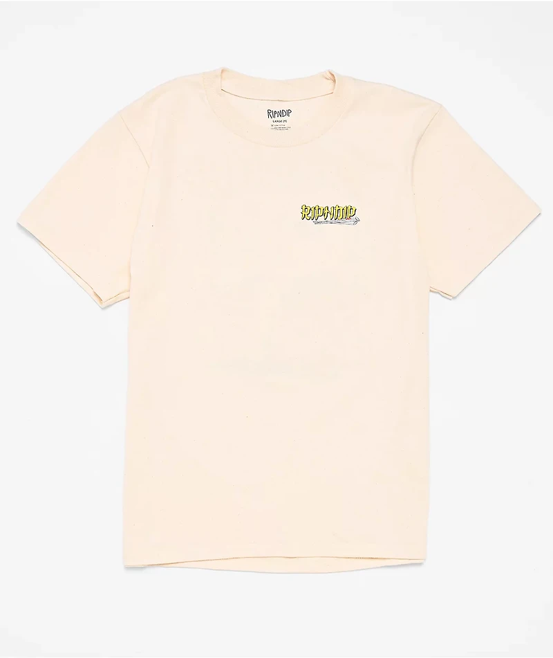 RIPNDIP Kids Noodle Nerm Beige T-Shirt