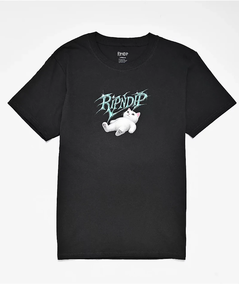 RIPNDIP Kids Space Vision Black T-Shirt