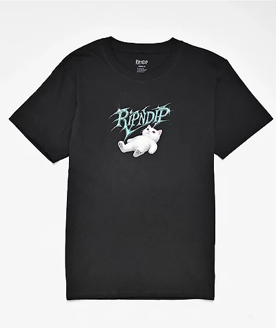 RIPNDIP Kids Space Vision Black T-Shirt