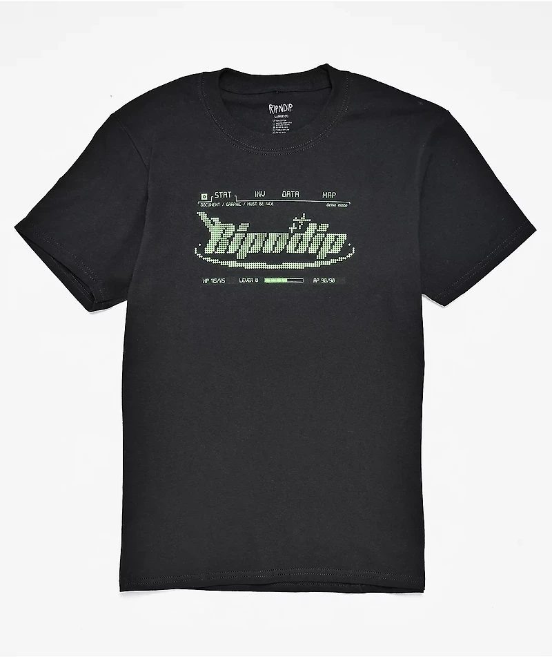 RIPNDIP Kids Technologic Black T-Shirt