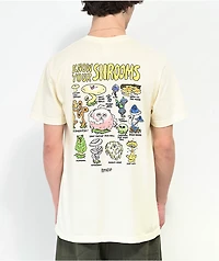 RIPNDIP Know Ur Shrooms Natural T-Shirt