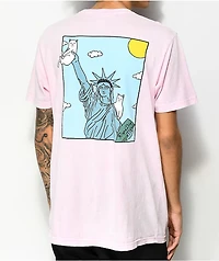 RIPNDIP Liberty Pink Mineral Wash T-Shirt