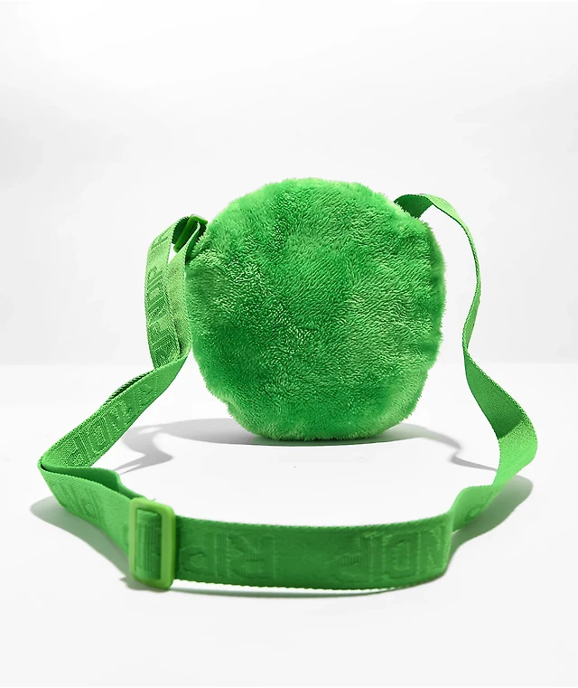 RIPNDIP Lord Alien Green Sherpa Crossbody Bag at Hamilton Place in