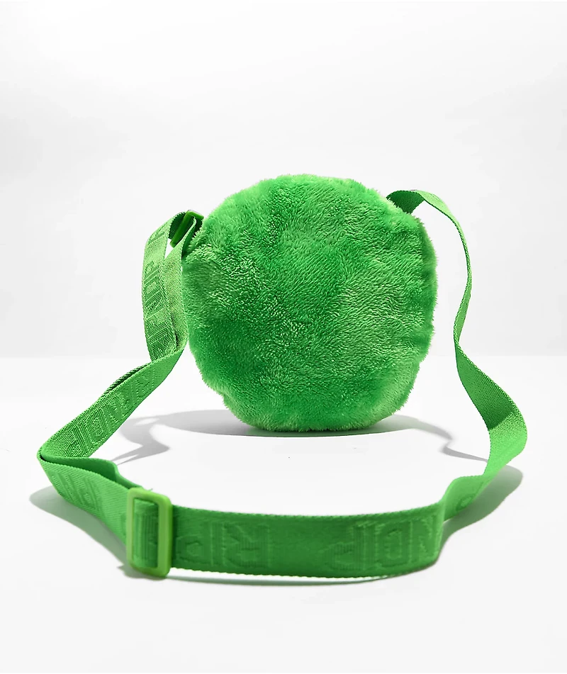 RIPNDIP Lord Alien Green Sherpa Crossbody Bag