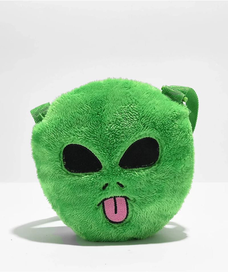 RIPNDIP Lord Alien Green Sherpa Crossbody Bag