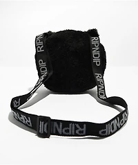 RIPNDIP Lord Jermal Black Sherpa Crossbody Bag