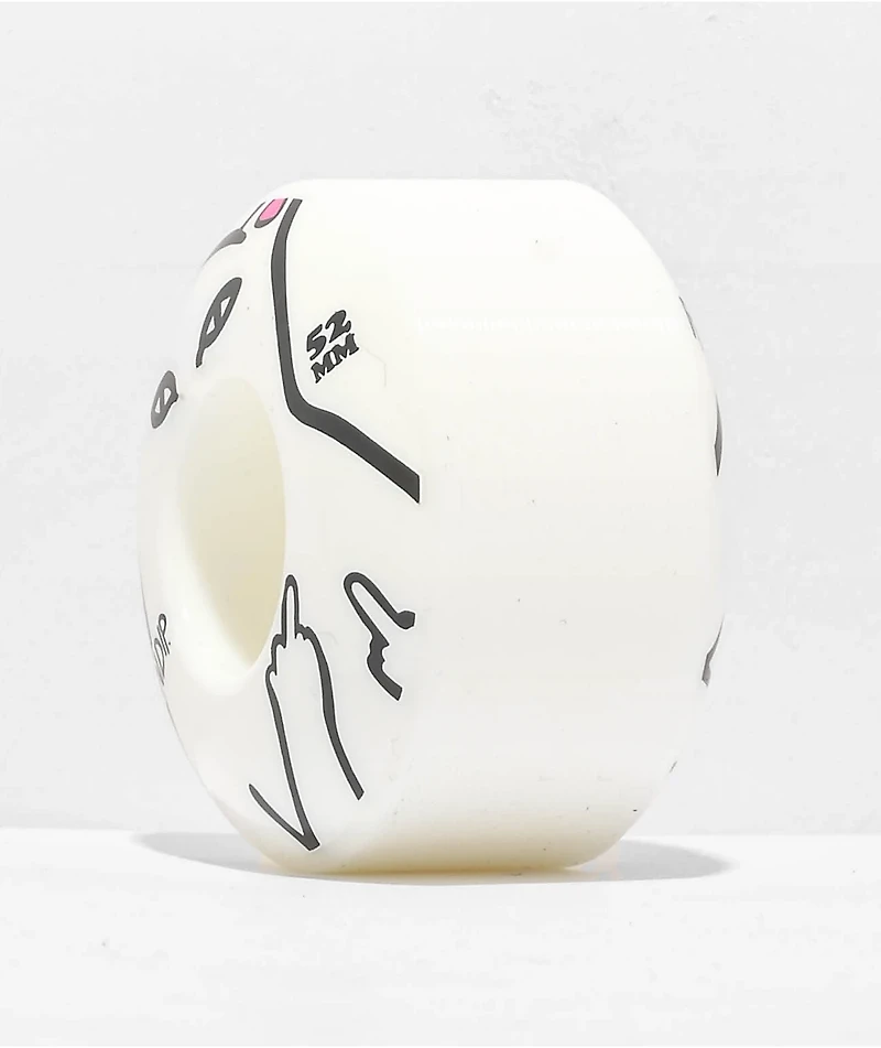 RIPNDIP Lord Nermal 52mm White Skateboard Wheels