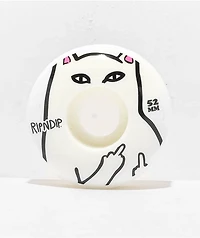 RIPNDIP Lord Nermal 52mm White Skateboard Wheels