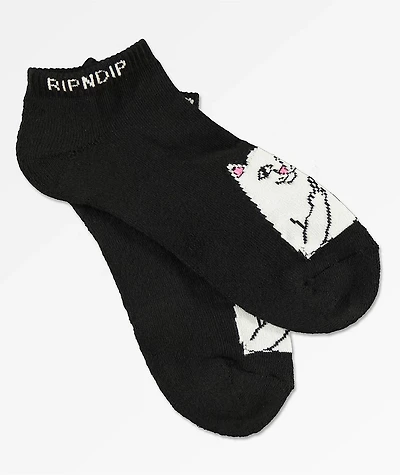 RIPNDIP Lord Nermal Black Ankle Socks