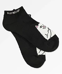 RIPNDIP Lord Nermal Black Ankle Socks