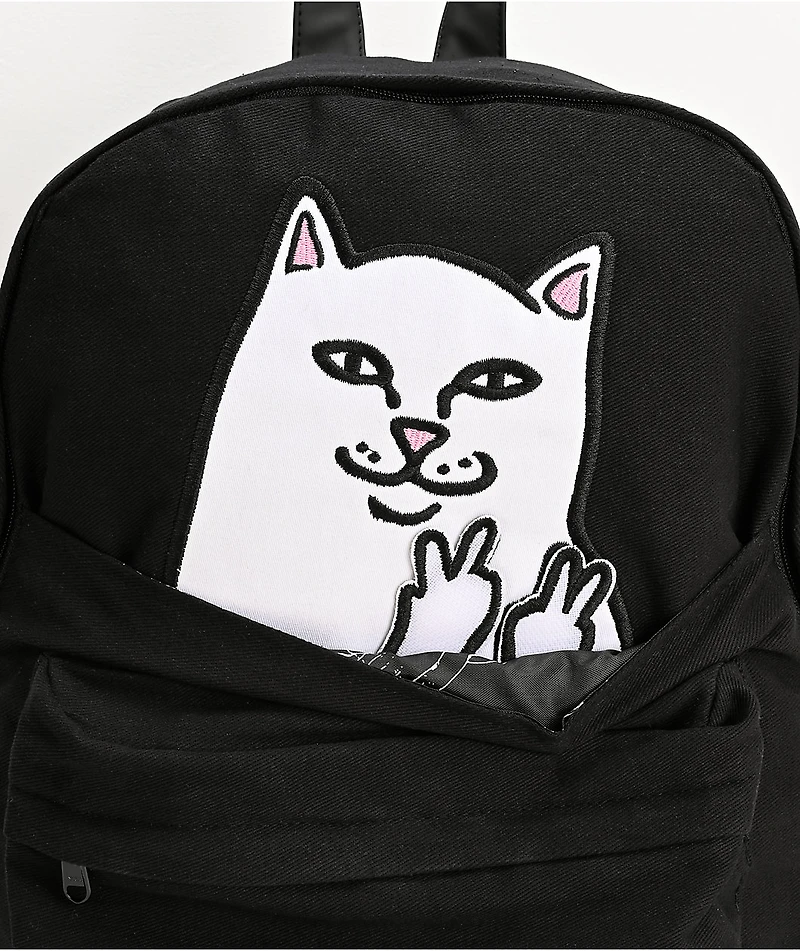 RIPNDIP Lord Nermal Black Backpack