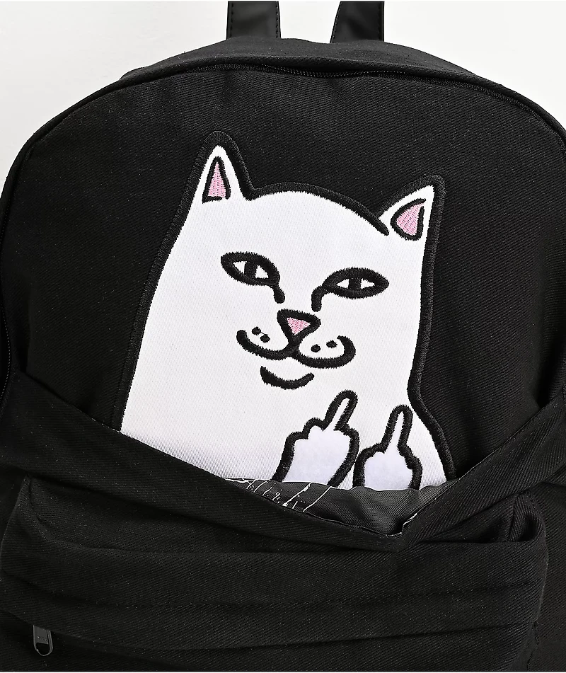 RIPNDIP Lord Nermal Black Backpack