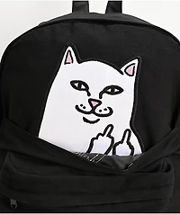 RIPNDIP Lord Nermal Black Backpack