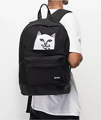 RIPNDIP Lord Nermal Black Backpack